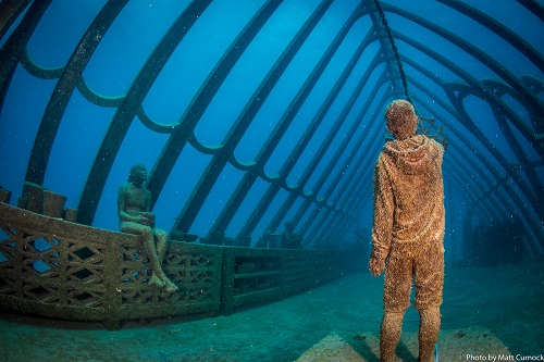 大堡礁首座水下艺术博物馆(Museum of Underwater Art)正式面世